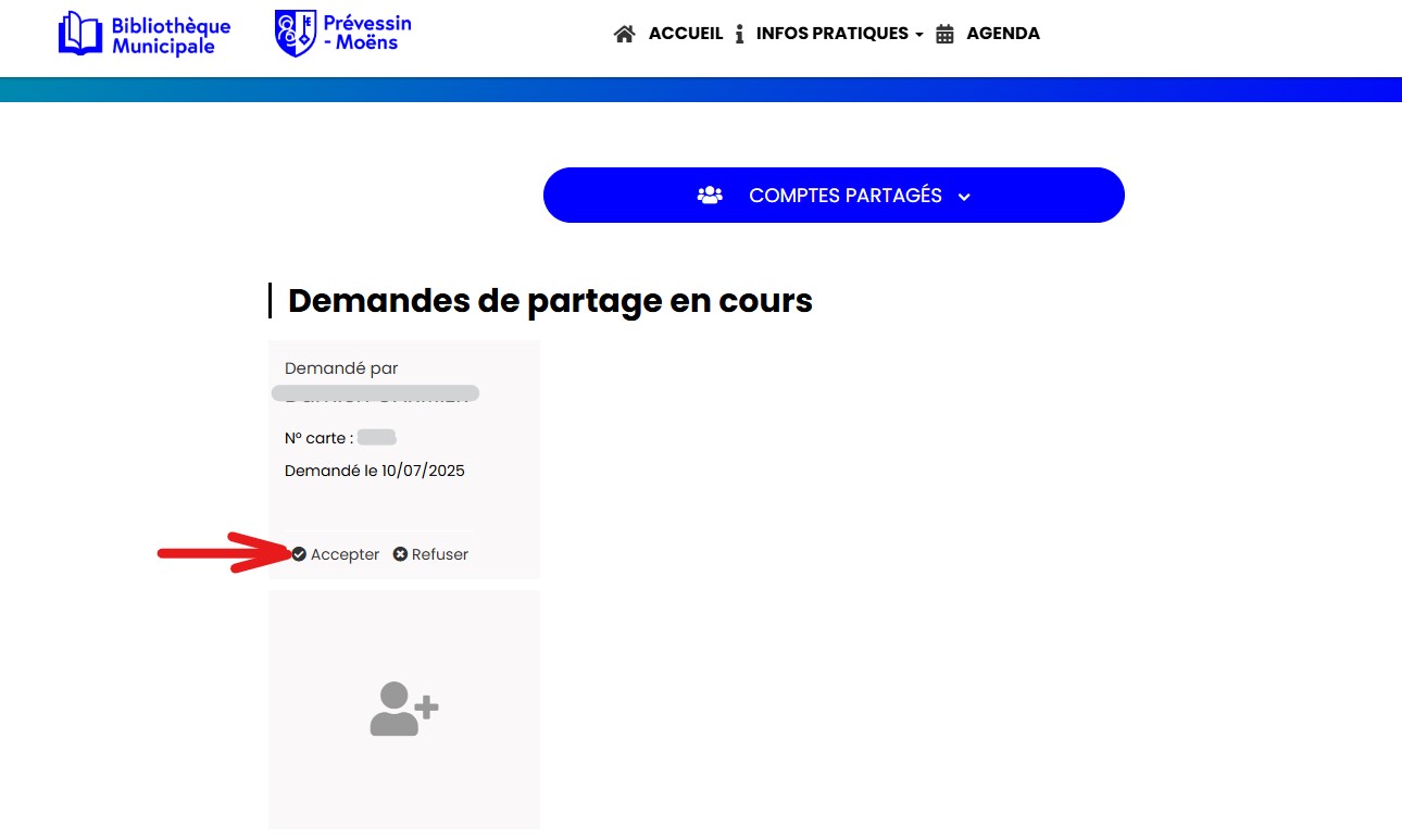 Acceptez le partage 
